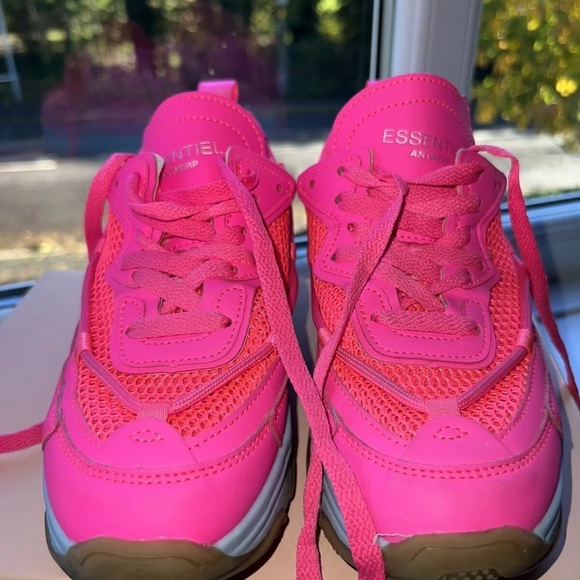 Hot pink Essentiel Antwerp sneakers sz 7 - Picture 6 of 12